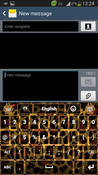 GO Keyboard Cheetah Keyboard Theme - Preview 14