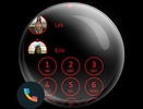 Theme Dialer Circle Black Red screenshot 2