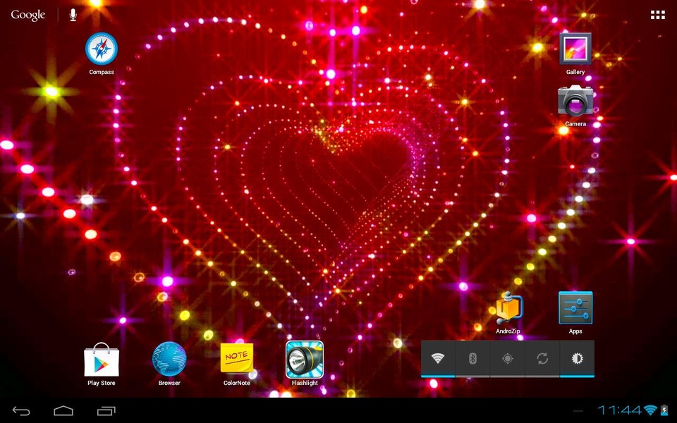 3D Sparkle Glitter Heart - Preview 2