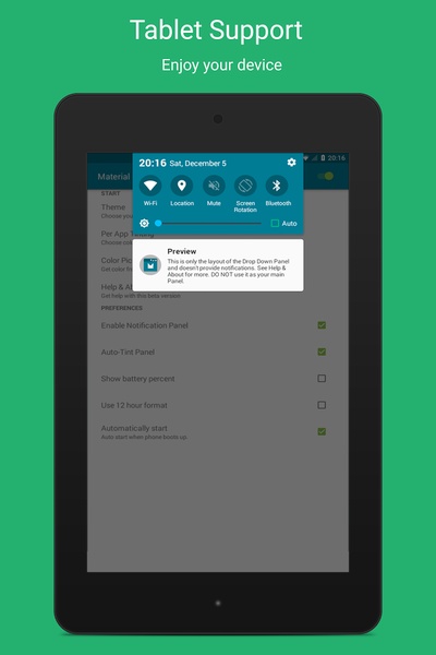 Material Status Bar - Preview 1