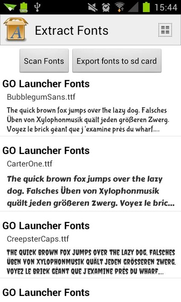 Extract Fonts - Preview 2