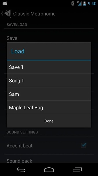 Classic Metronome Free - Preview 1