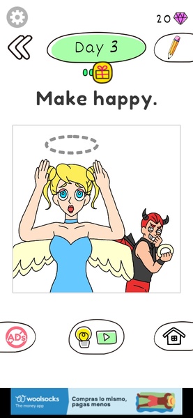 Draw Happy Angel - Preview 13
