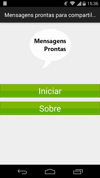 Mensagens prontas para compartilhar - Preview 2
