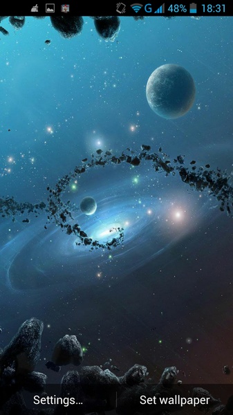 Asteroids Live Wallpaper - Preview 4