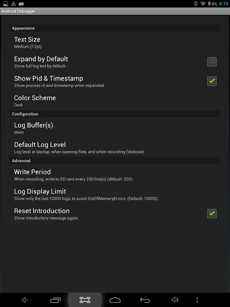 Android Debugger - Preview 3