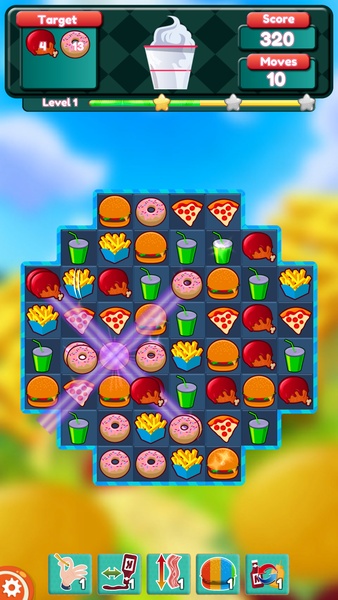 Burger & Soda Match 3 - Preview 8
