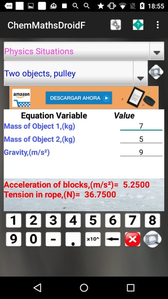 ChemMathsDroidF - Preview 1