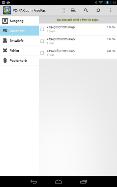 PC-FAX.com FreeFax - Preview 4