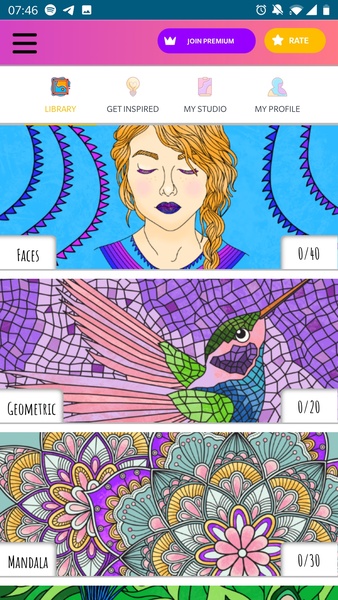 DyeIt: free antistress coloring book - Preview 8