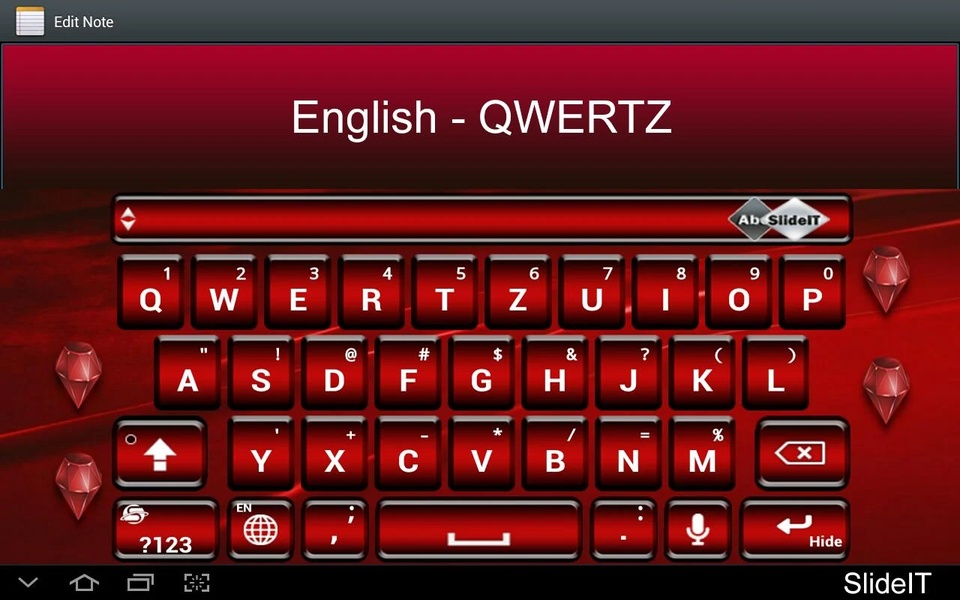 SlideIT English [QWERTZ] Pack - Preview 4