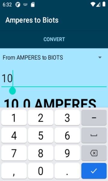 Amperes to Biots converter - Preview 3