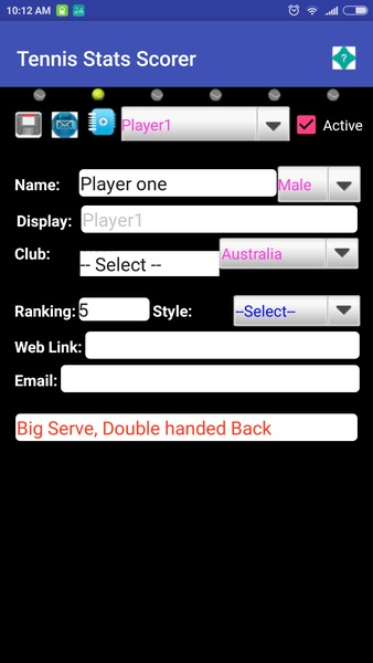 Tennis Scorer Free - Preview 3