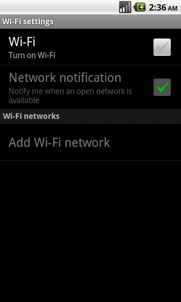 Wi-Fi settings - Preview 3