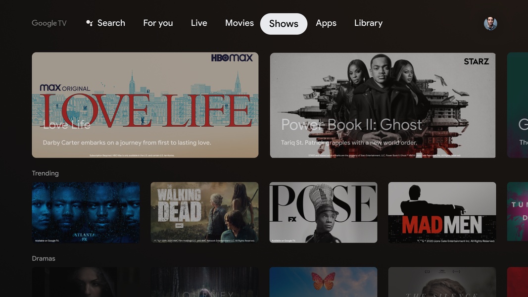 Google TV Home - Preview 4