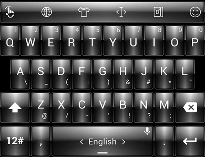 Theme x TouchPal Dusk White - Preview 1