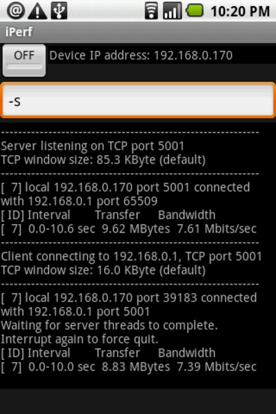 iPerf - Preview 1