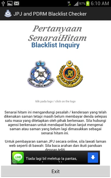 JPJ and PDRM Blacklist Checker - Preview 3
