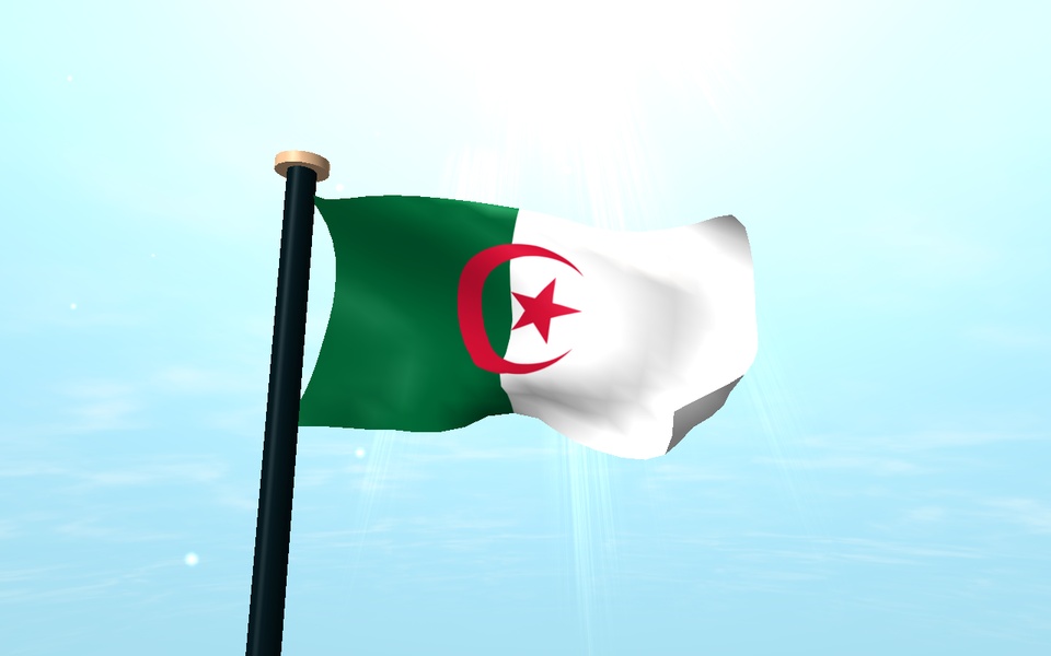 Algeria Flag 3D Free - Preview 6