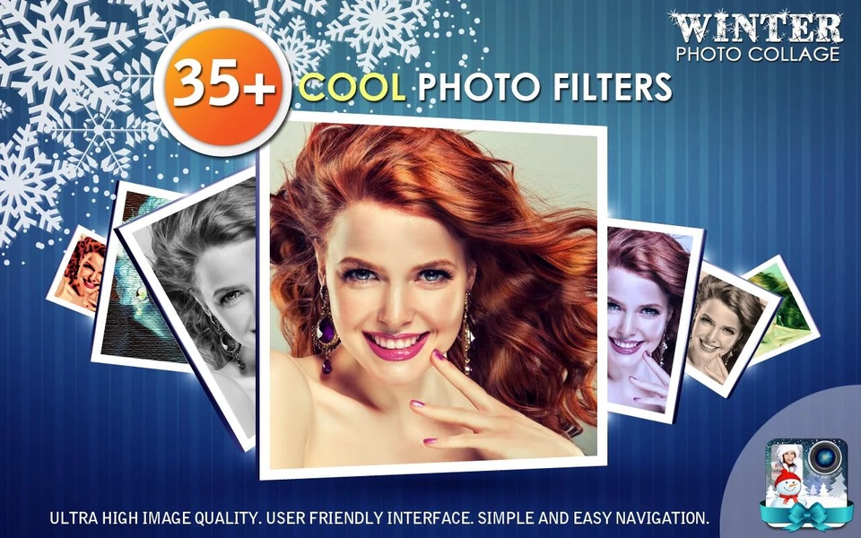 Winter Photo Collage Maker - Preview 1
