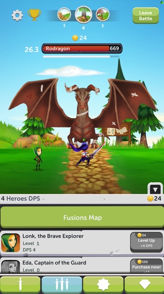 Taps and Dragons - Idle Heroes - Preview 2