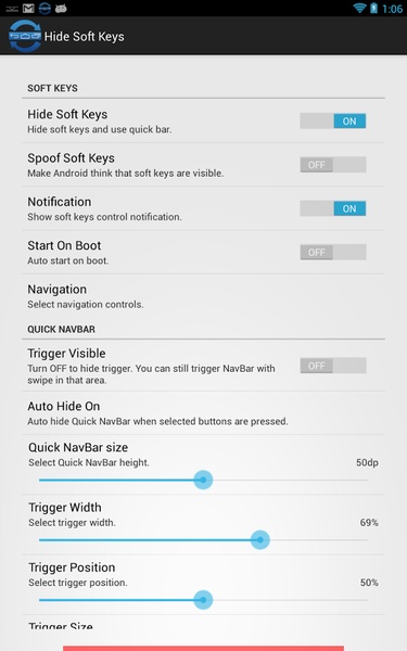 Auto Hide Soft Keys - Preview 3