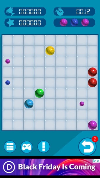Color Lines: Connecting 5 Game - Preview 2