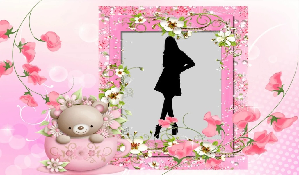 Cute Pink Photo Frames - Preview 2