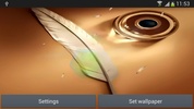Galaxy Note wallpaper plumas screenshot 3