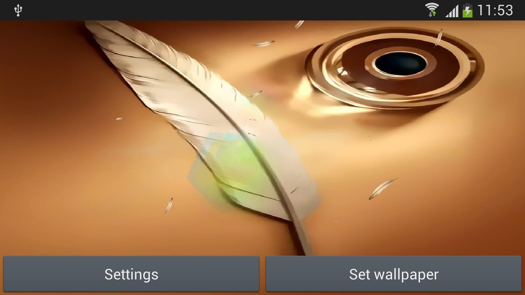 Feather Fly Live Wallpaper - Preview 3