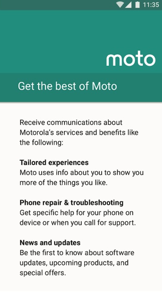 Motorola Notifications - Preview 1