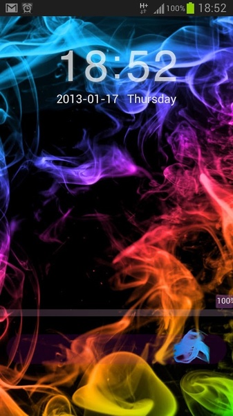 GO Locker Theme Color Smoke - Preview 1