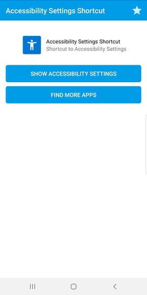 Accessibility Settings Shortcut - Preview 2