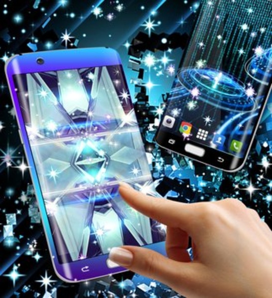 Blue tech live wallpaper - Preview 2