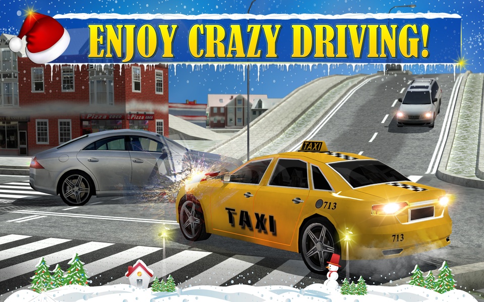 Christmas Taxi Duty 3D - Preview 5