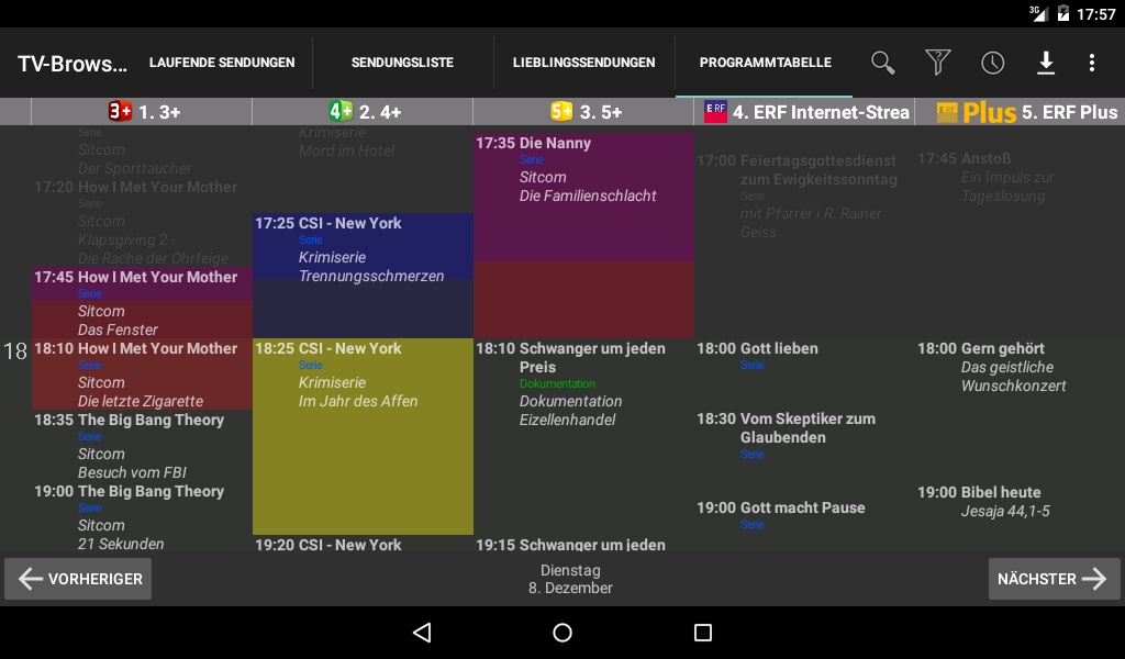 TV-Browser - Preview 2