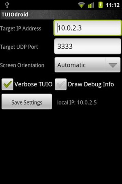 TUIOdroid - Preview 1
