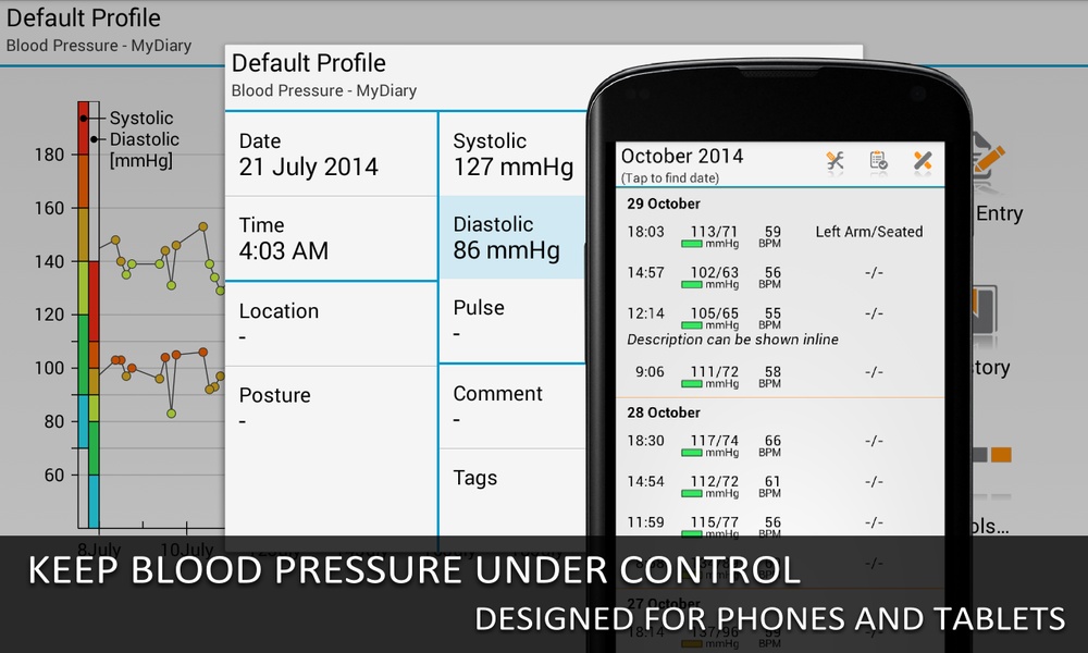Blood Pressure - MyDiary - Preview 1