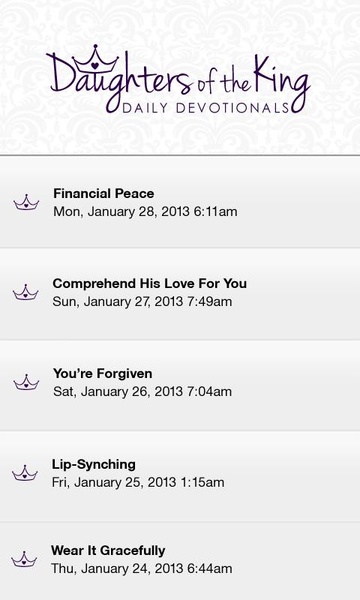 Daughters of the King Daily Devotionals - Preview 1