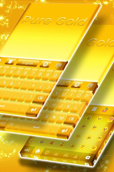 Pure Gold Keyboard - Preview 3