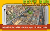 City Bus Simulator Craft screenshot 1