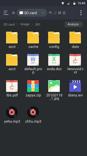 ES Dark Theme for free - Preview 2
