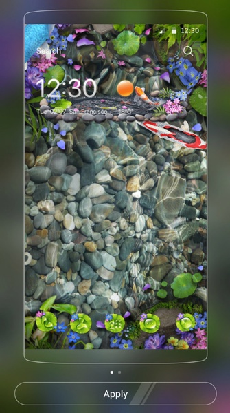 3D Koi Fish Theme - Preview 1