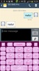 GO Keyboard Pink and Diamonds Theme screenshot 6