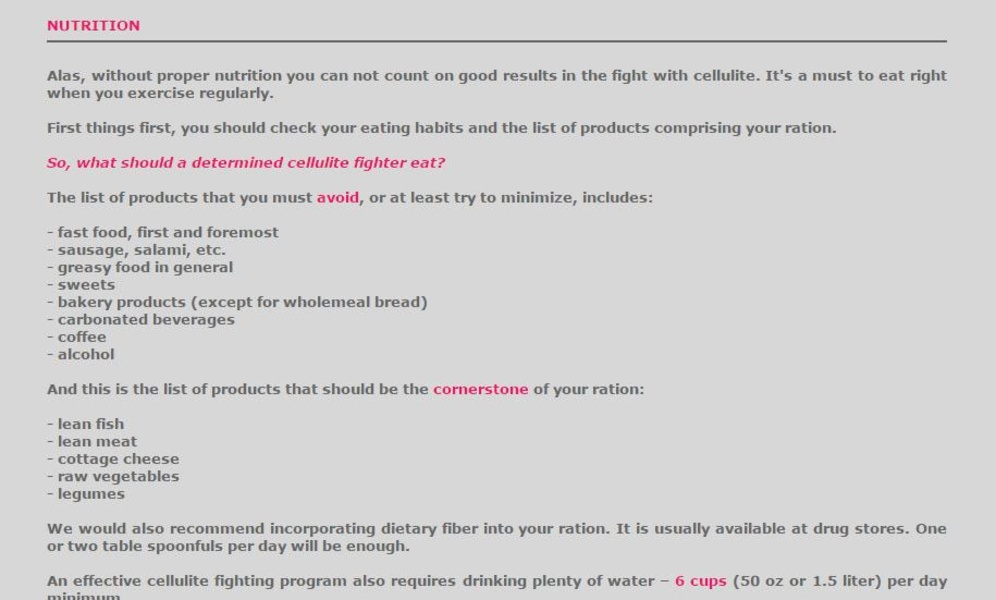 Bye Bye Cellulite - Preview 1