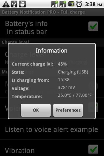 Battery Notification PRO - Preview 1