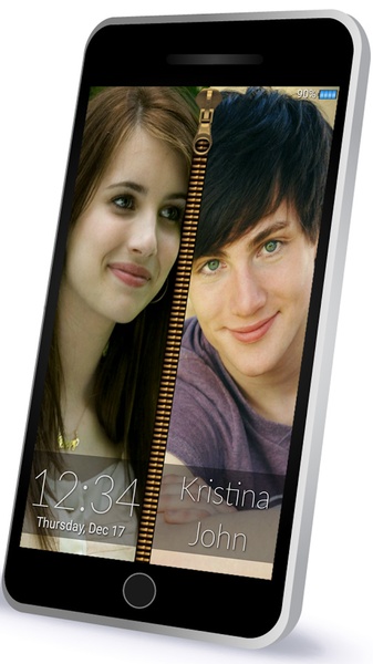 Couple Photo Zipper Lock Screen - Preview 5
