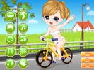 The little girl learn bicycle screenshot 7