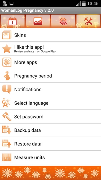 WomanLog Pregnancy Calendar - Preview 2