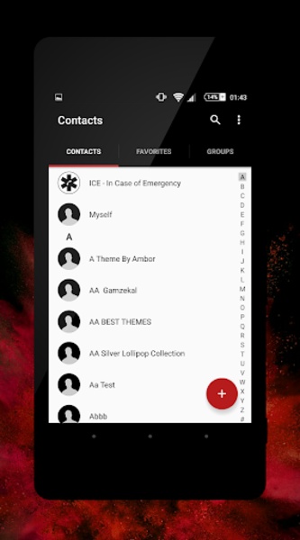 xBlack- Red Theme - Preview 3